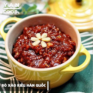 bò xào kiểu hàn quốc