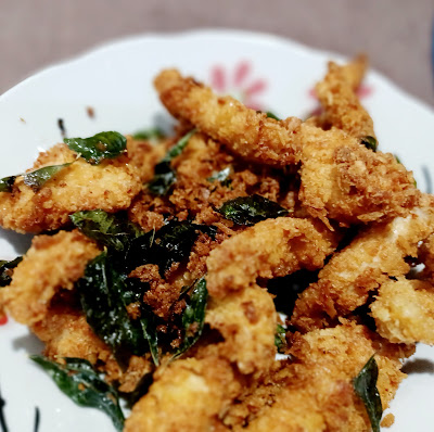 Chicken Strip Goreng Daun Kari