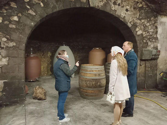 Wine cellar visit, Vouvray, Indre et Loire, France. Photo by Loire Valley Time Travel.