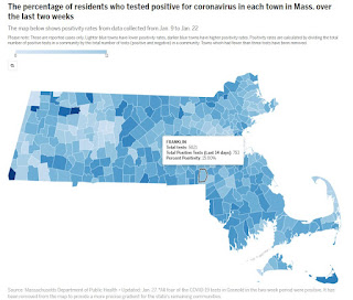 Town-by-town COVID-19 data