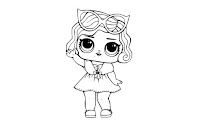 lol dolls coloring page for kids