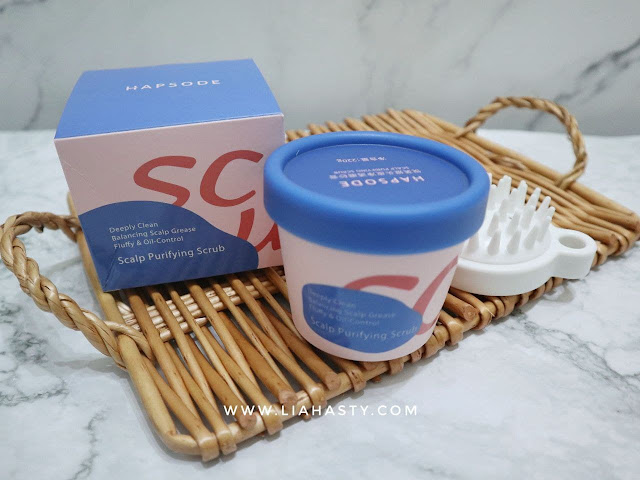 Rawat masalah kulit kepala berminyak, kelemumur & gatal dengan Hapsode Scalp Purifying Scrub