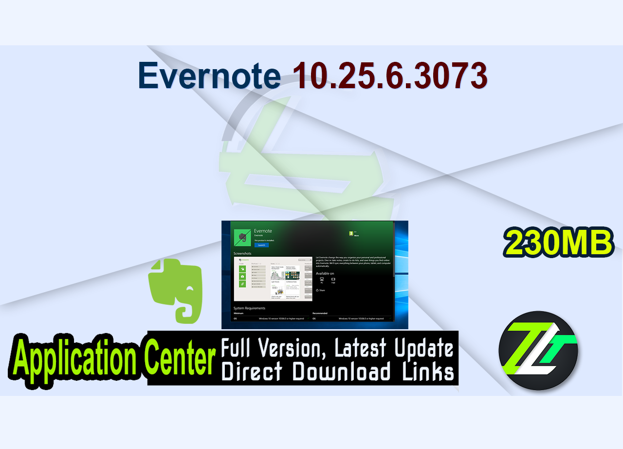 Evernote 10.25.6.3073