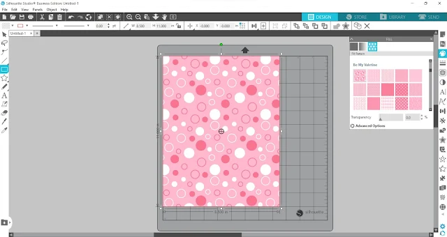 paper crafts, patterned paper, digital patterns, Silhouette CAMEO, Silhouette Studio v4