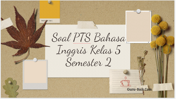 gambar soal PTS bing kelas 5 semester 2