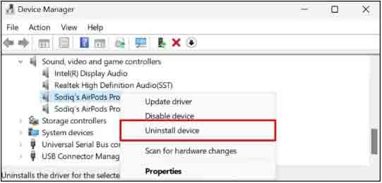 إصلاح مشكلة سماعة الرأس في نظام التشغيل Windows 11