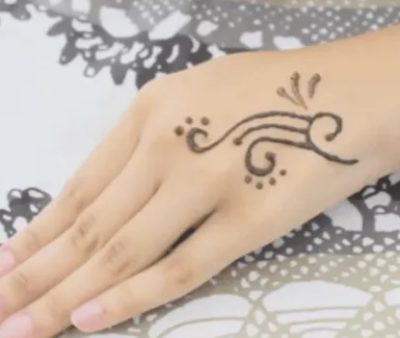 gambar henna simple buat anak anak