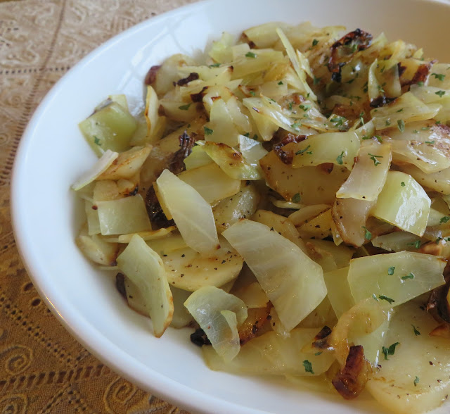 Fried Cabbage and Potatoes