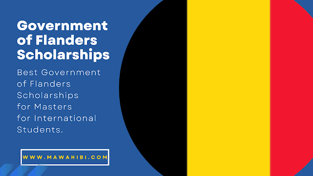 Best Government of Flanders Scholarships for Masters for International Students.