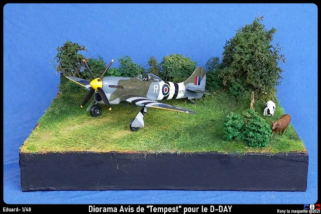 diorama pour un Tempest Mk.V