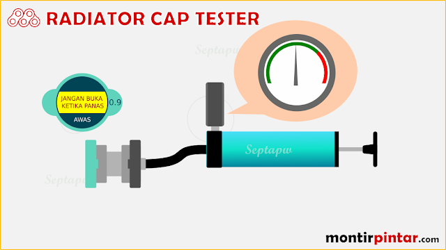 cara memeriksa fungsi tutup radiator