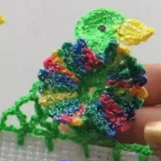 Puntilla Lorito a Crochet