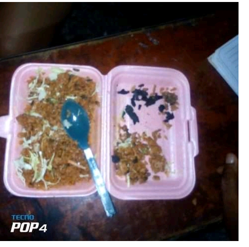 RSU Student Cries Out After Finding Rusted Zinc In The Food She Bought From A Vendor