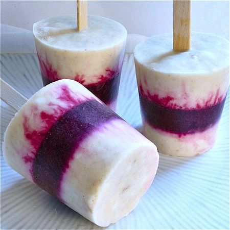 Blueberry Cheesecake Popsicles Recipe