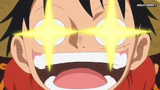 ワンピースアニメ WCI編 831話 ルフィ 面白い かわいい Monkey D. Luffy | ONE PIECE ホールケーキアイランド編