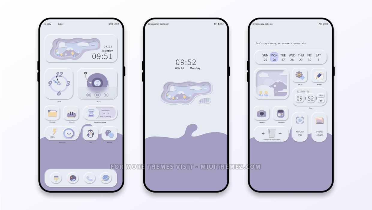 Mimetic Violet MIUI Theme