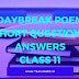 Daybreak Poem Questions and Answers ( Daybreak Poem Saq for Class 11 )