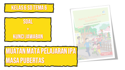 [www.dokumenguru.com] Soal IPA Kelas 6 SD Tema 6 Tentang Pubertas Lengkap dengan Pembahasan