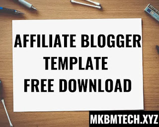 free blogger theme for affiliate marketing