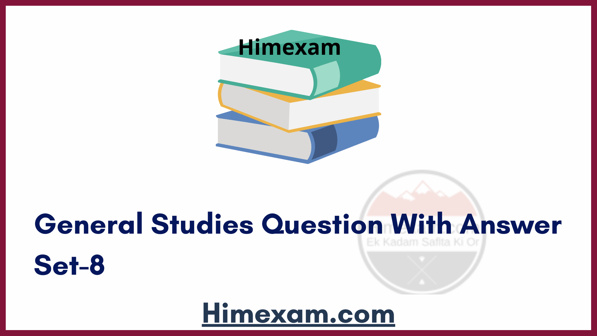 General Studies Question With Answer Set-8