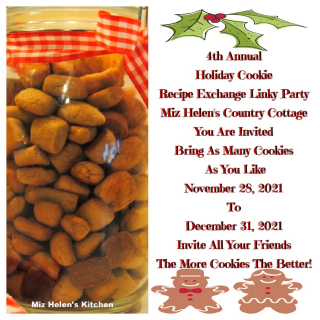 4th Annual Holiday Cookie Recipe Exchange at Miz Helen's Country Cottage