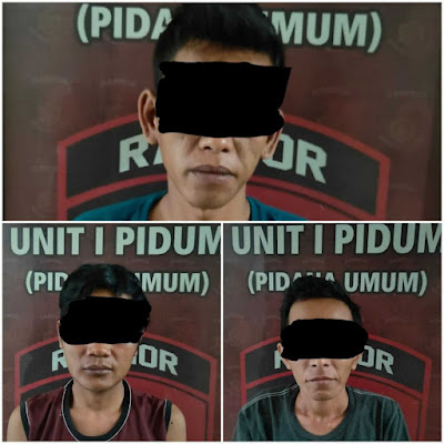 Pelaku diduga mengambil  barang milik korban Irodatul Aliyah binti Hedar dengan cara merusak pintu belakang rumah korban