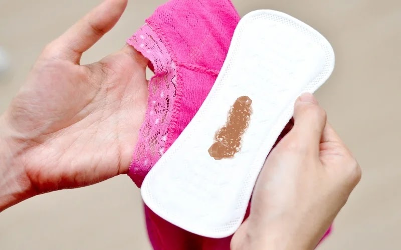 Manchado marrón lo que signica en la menstruación