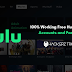 100% Working Free Hulu Premium Accounts and Password 2023