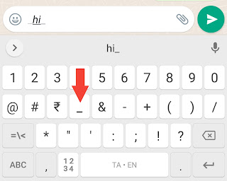 how to change font style in whatsapp in tamil