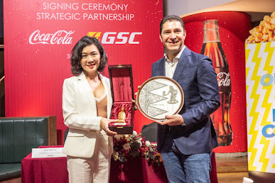 COCA-COLA MENERUSKAN KONTRAK PENJUALAN DI PAWAGAM GOLDEN SCREEN CINEMAS