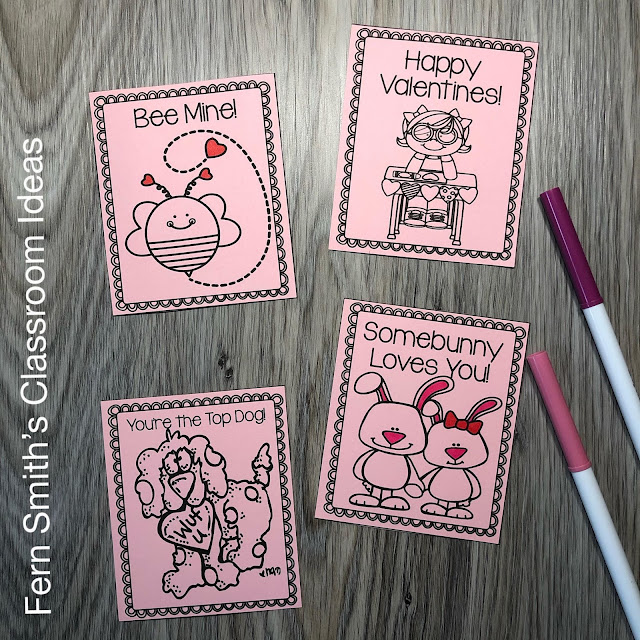 Click Here to Download This St. Valentine's Day Valentines Cards Freebie For Your Class or Personal Children TODAY!