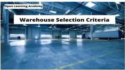 warehouse selection criteria