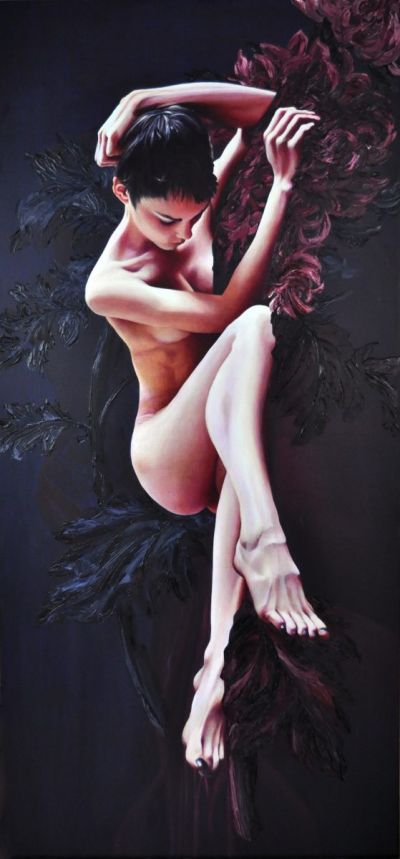 Victoria Selbach pinturas mulheres nuas reais