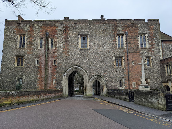 Exterior face of Abbey Gate