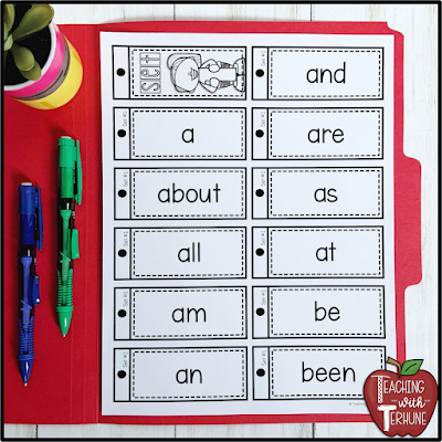 Printable Sight Word Flash Cards