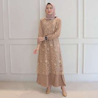 Alma Dress Brukat Muslim