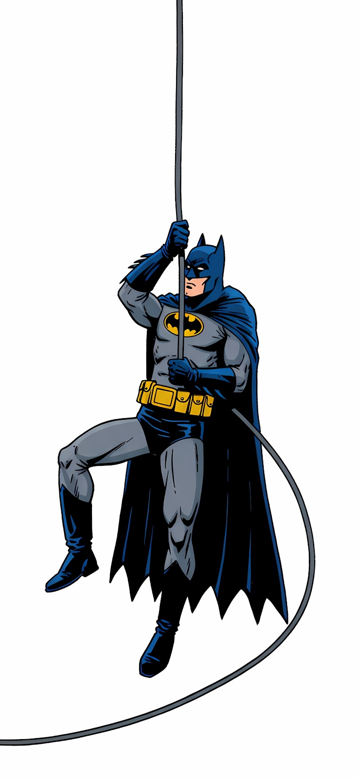 Classic Batman Climbing 4K Wallpaper for Mobile