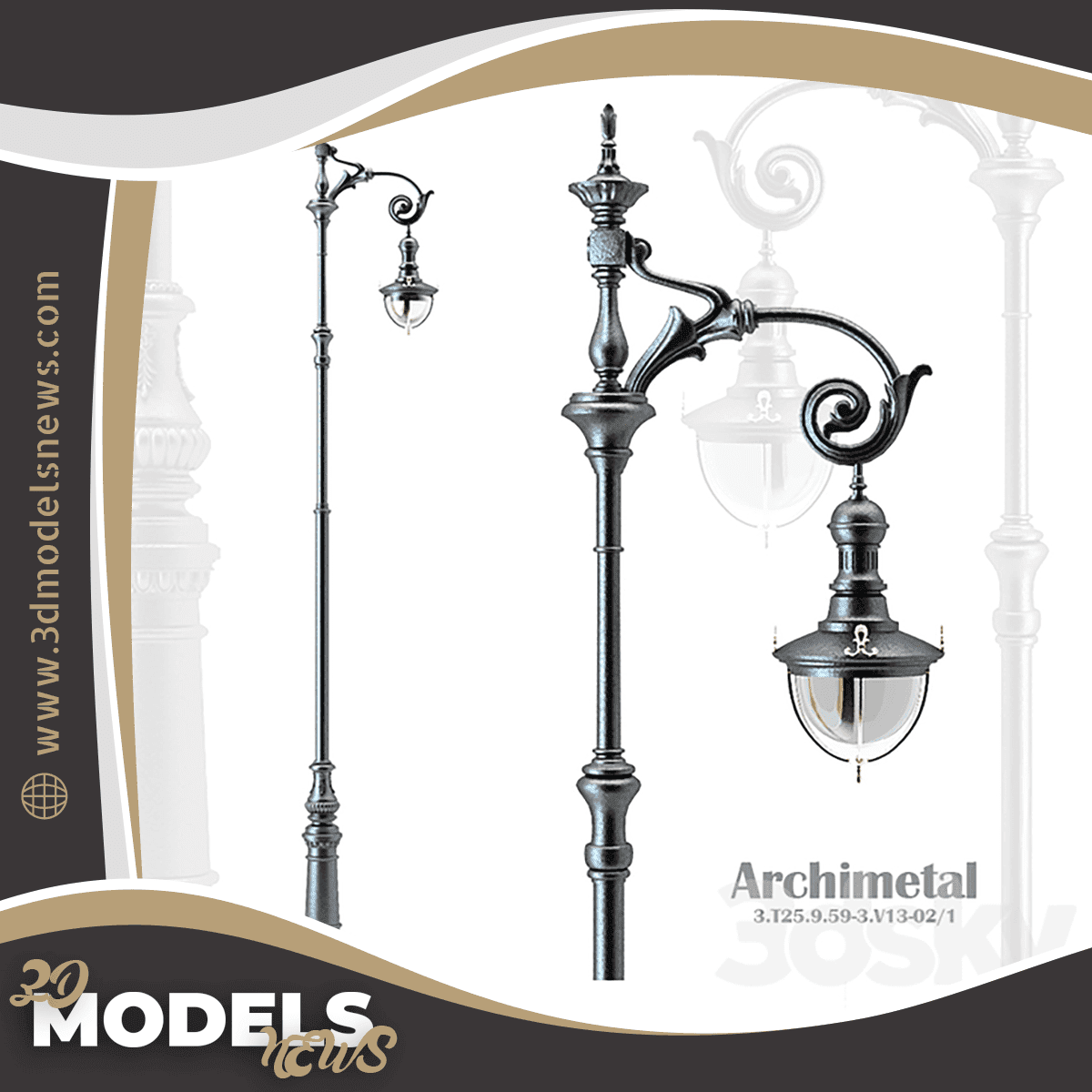 Lighting poles model Archimetall