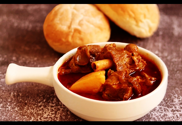 Authentic Parsi Papeta Ma Gosht recipe