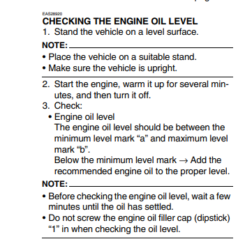 Yamaha YZF R125 dipping oil , replacing oil filter and drain bolt location