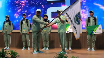 Kontingen Probolinggo Siap Bersaing di Porprov Jatim IX 2025, Ra Fahmi Lepas Keberangkatan
