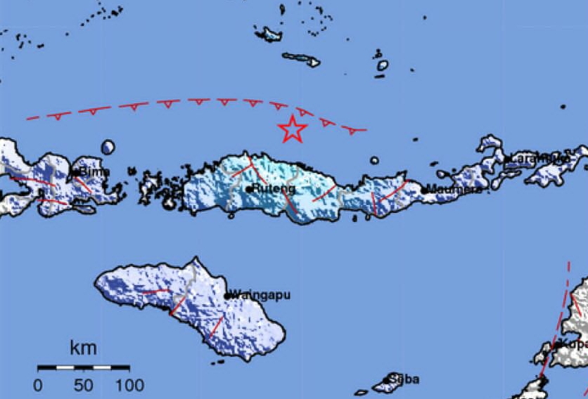 Gempa Terkini Magnitudo 5,8 Guncang Manggarai