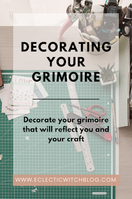 Decorate your grimoire your reflect you and your craft