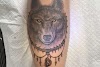 Woman shows off brand new $600 wolf tattoo – but Reddit users can’t stop laughing when they spot one bizarre detail