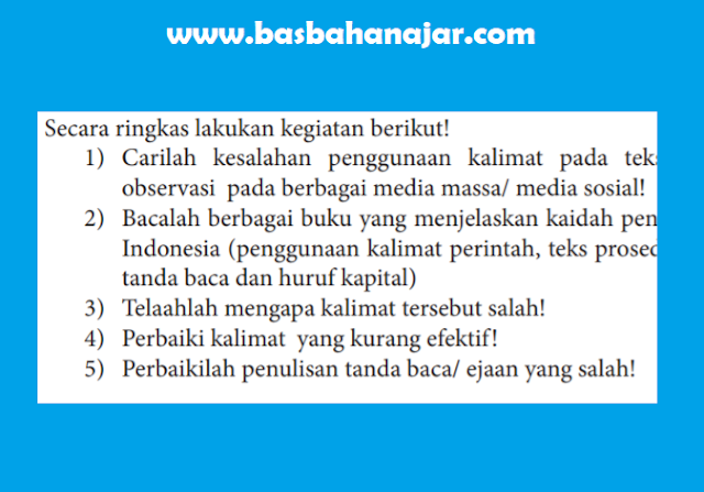 Bahasa Indonesia Kelas 7 Halaman 155 [Kunci Jawaban]