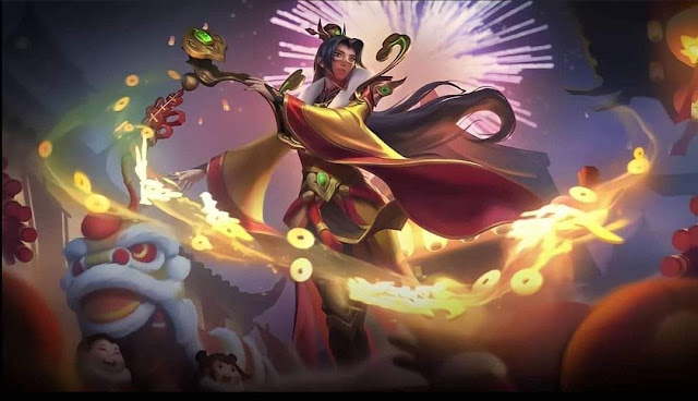 luo yi dawning fortune special skin wallpaper hd mobile legends