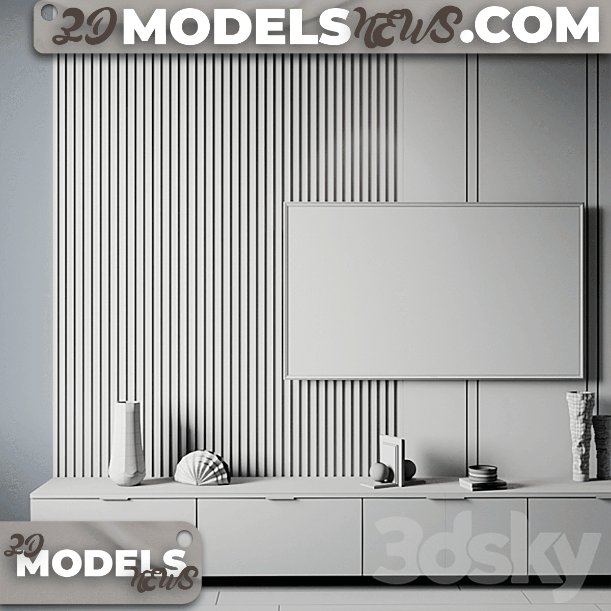 TV Wall Model set 191 4