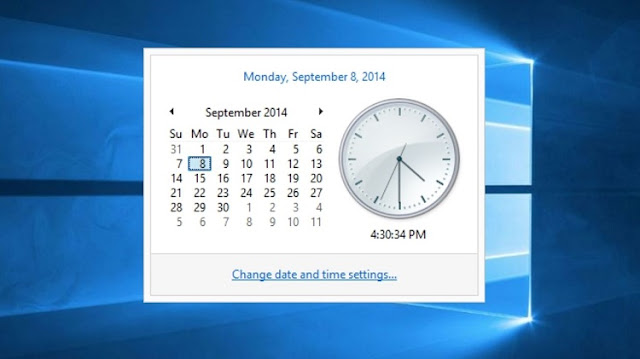 Cara Setting Jam Di Windows 10
