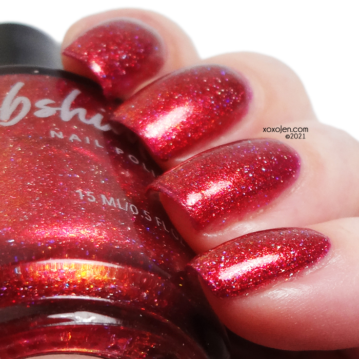 xoxoJen's swatch of KBShimmer Totally Stoked Nail Polish by KBShimmer