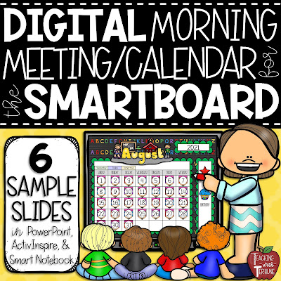 Digital Morning Meeting Calendar